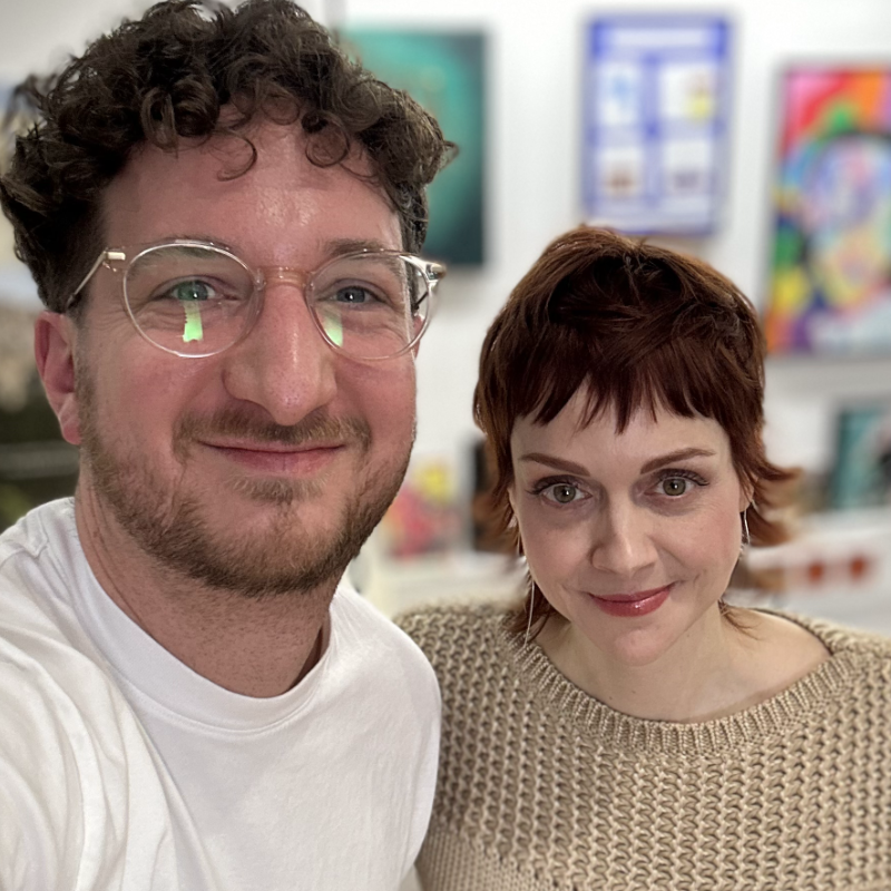 Andreas Sator (links), Sandra Gathmann (rechts)
